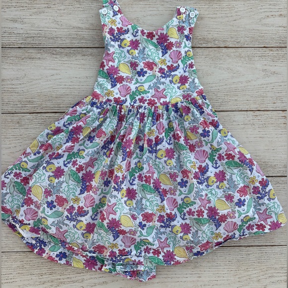 Mini Boden Cross Back Dress size 3-4Y - Picture 1 of 5